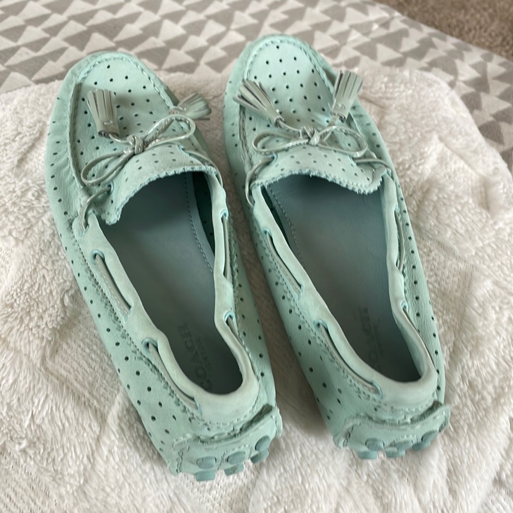 Coach driving loafers.  Sz 8.5 womens.  Mint